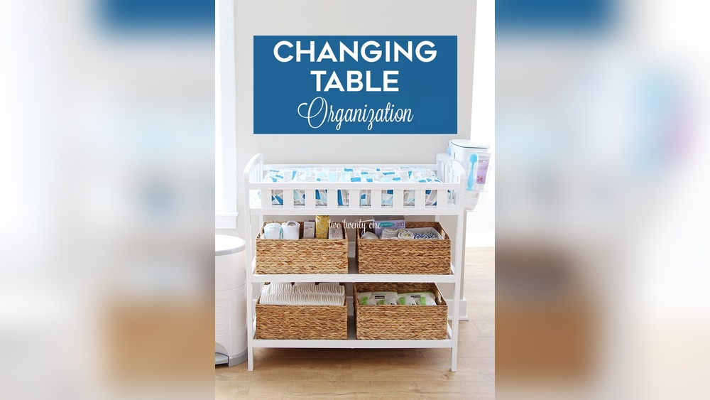 How to Organize Baby Changing Table